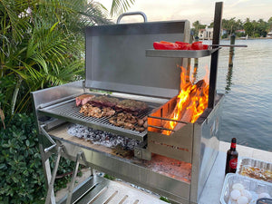 Tagwood BBQ BBQ55SS 304 Stainless Steel Height-Adjustable Secondary Grate