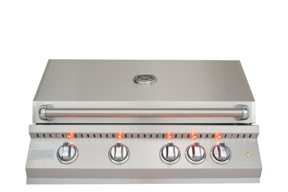 Kokomo 32-inch Professional built-in gas grill feature view