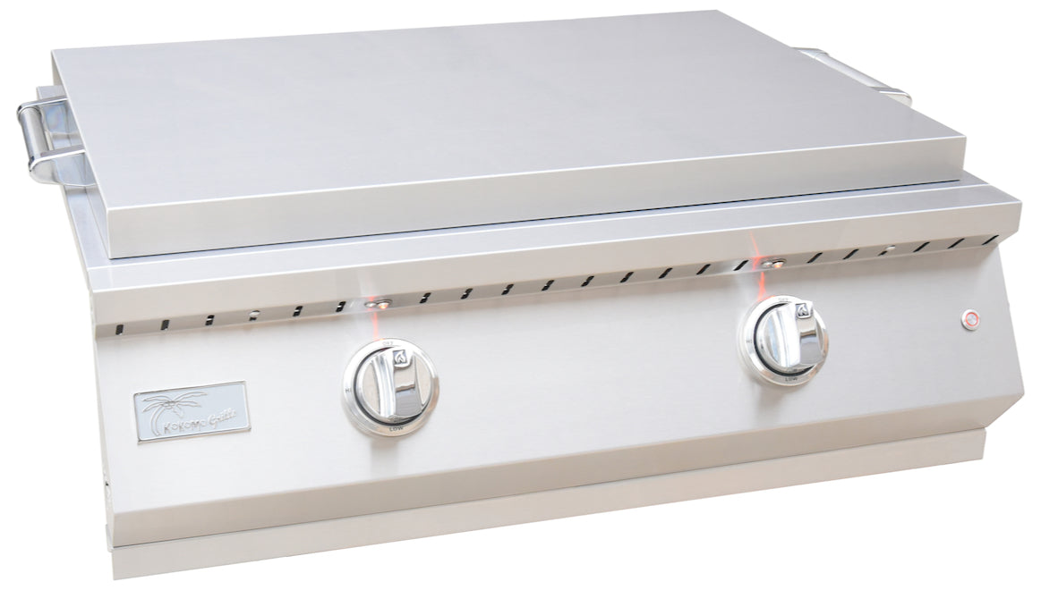 Kokomo 30-inch Professional built-in gas griddle feature view