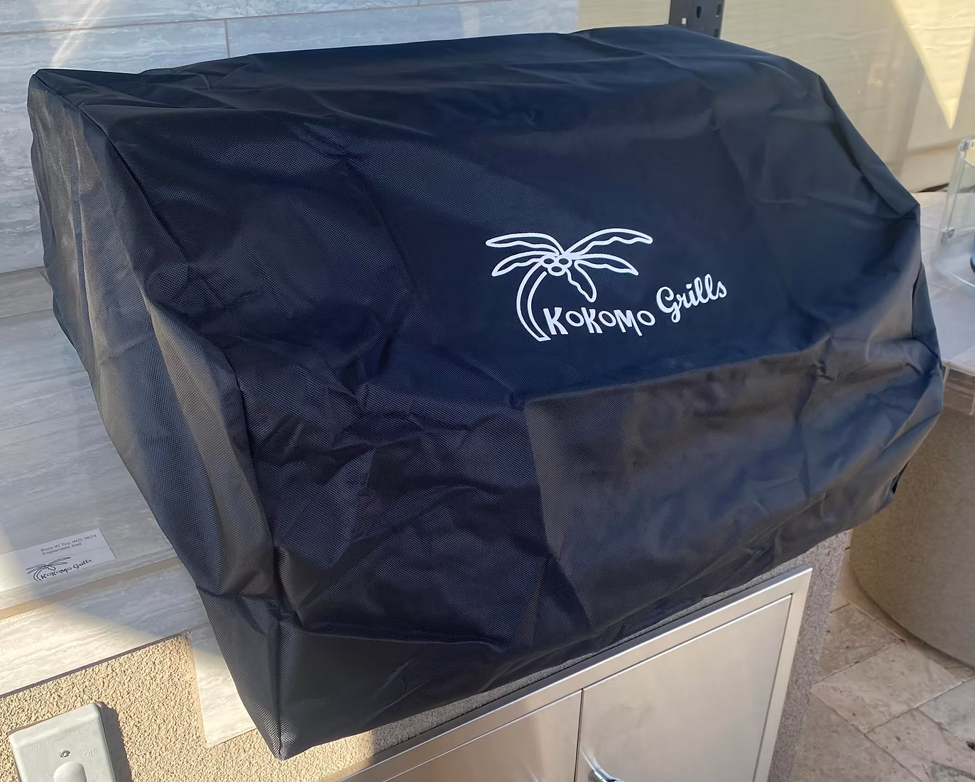 Black Kokomo Grills BBQ cover -smokeforges