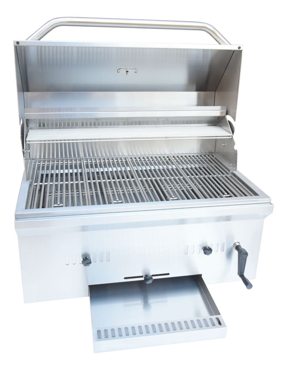32-inch built-in charcoal grill -smokeforges