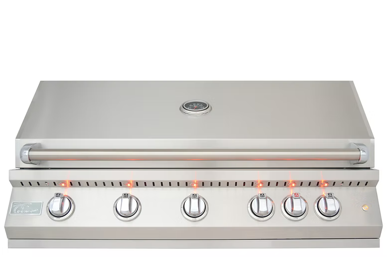 Kokomo 40-Inch built-in grill illuminated control knobs
