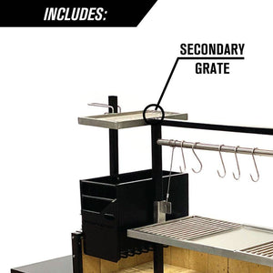 Tagwood BBQ BBQ03SI Chief Series Santa Maria Grill - 4 Cooking Zones