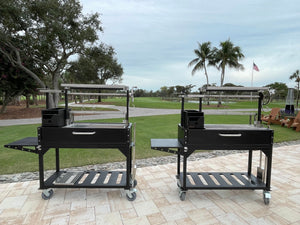 Tagwood BBQ BBQ03SI Chief Series Santa Maria Grill - 4 Cooking Zones