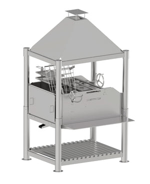 Tagwood BBQ BBQ12SS XL 304 Stainless Steel Argentine Open-Fire Grill