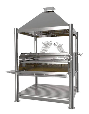Tagwood BBQ BBQ22SS XL Argentine Gaucho Grill – 304 Stainless Steel
