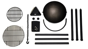 Cowboy Cauldron The Dude 24" Fire Pit & Grill shipping box