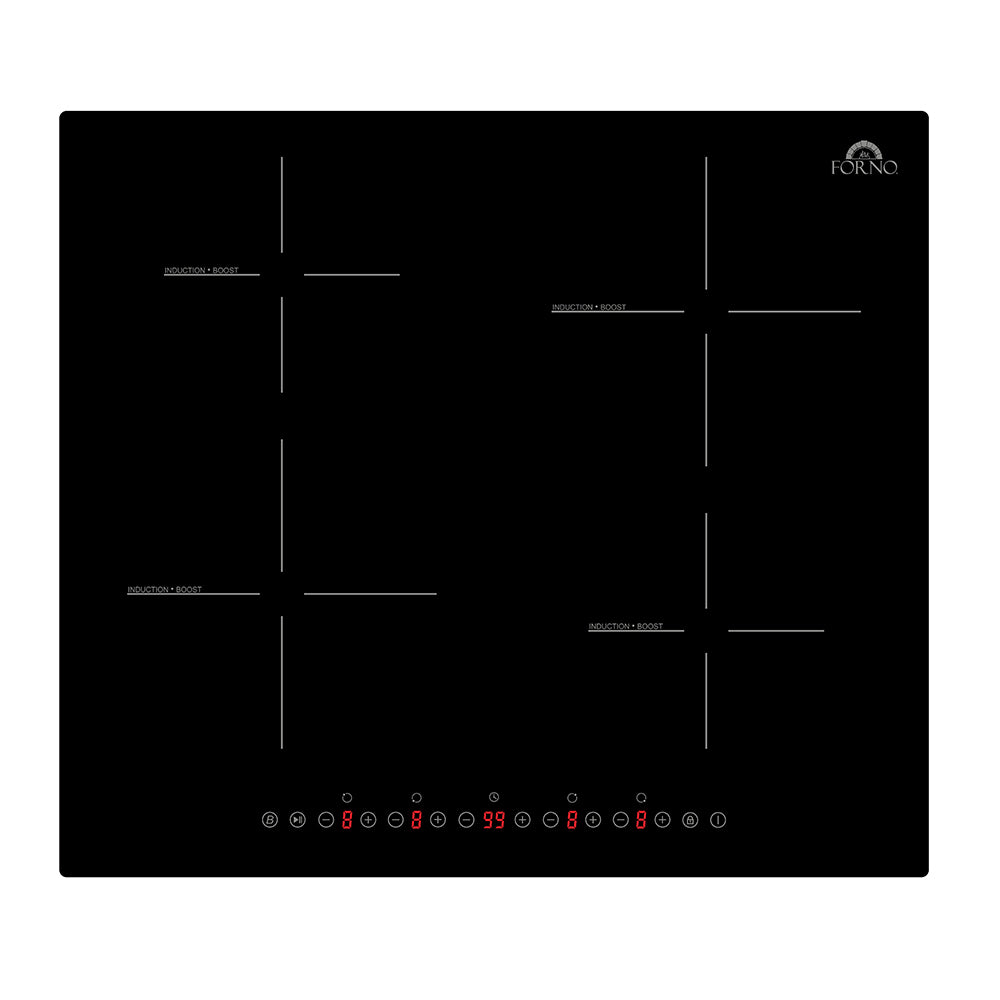 Forno Parco 24-Inch Induction Cooktop in black, cooktop