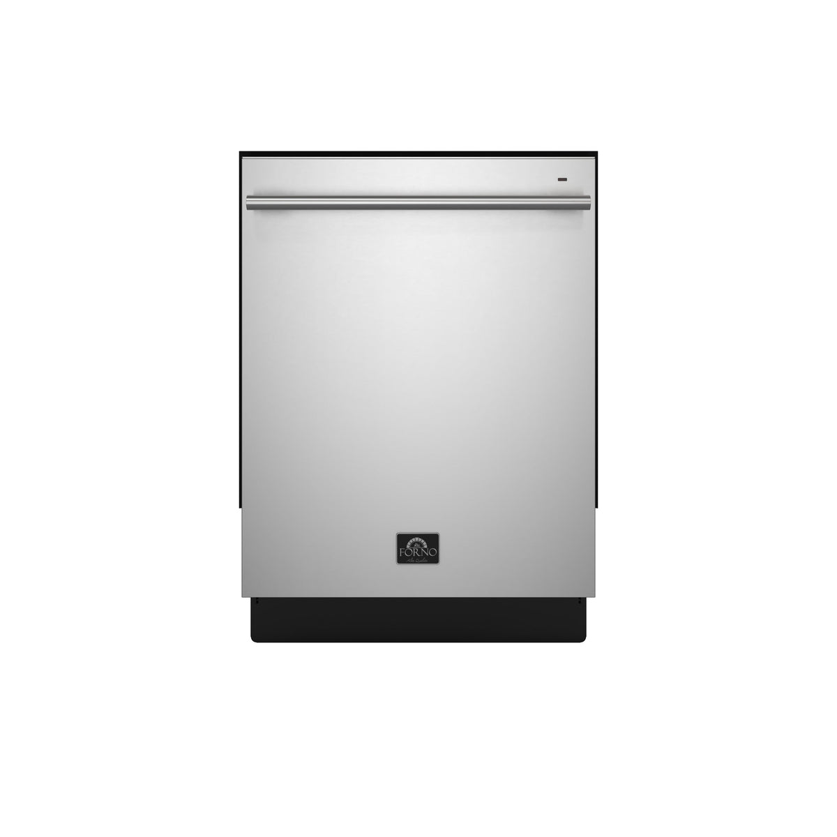 Forno Romano 24-Inch Dishwasher in stainless steel, front view