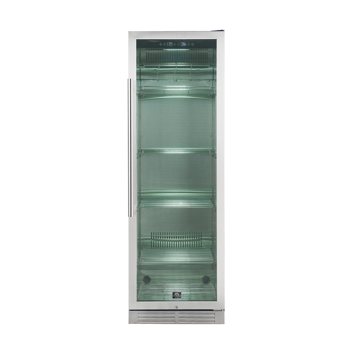 Forno Asciutto 24-Inch Dry Ager in stainless steel, aging cabinet front