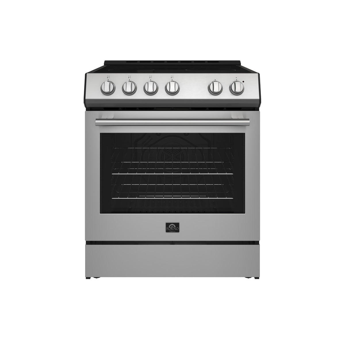 Forno Kitchen Appliance Package in stainless steel, front view