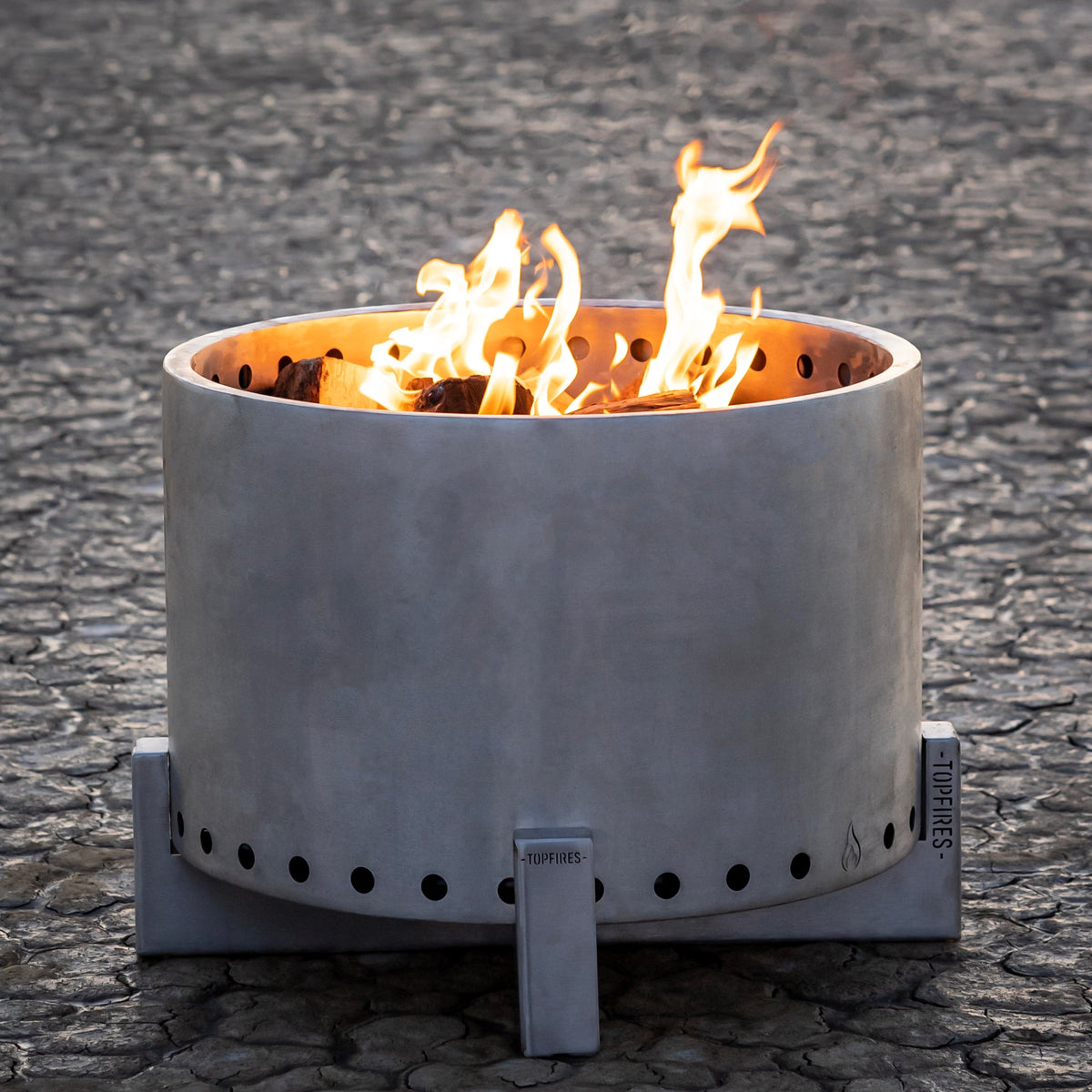 Manufacturer photograph of The Outdoor Plus Gravity Smokeless Wood Fire Pit - 20 or 36 Inch