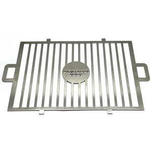 Tagwood BBQ BBQ07SS 304 Stainless Steel Table Top Warming Brazier with Acacia Wood