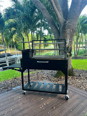 Tagwood BBQ BBQ03SI Chief Series Santa Maria Grill - 4 Cooking Zones