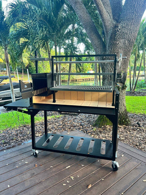Tagwood BBQ BBQ03SI Chief Series Santa Maria Grill - 4 Cooking Zones