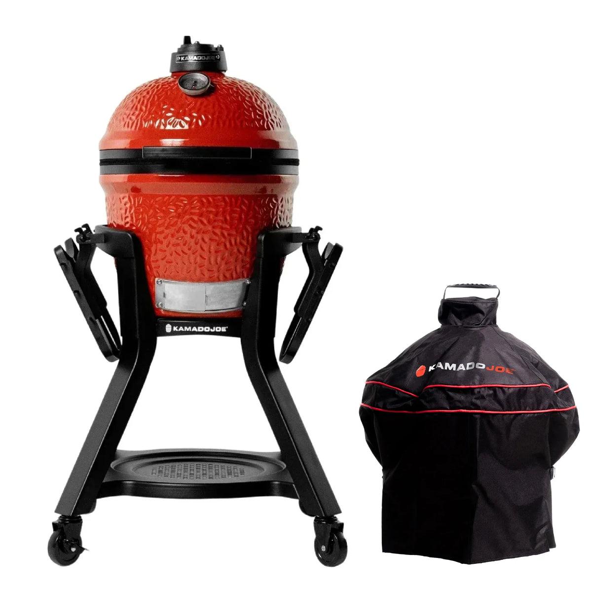 Kamado Joe Joe Jr grill cart and cover bundle