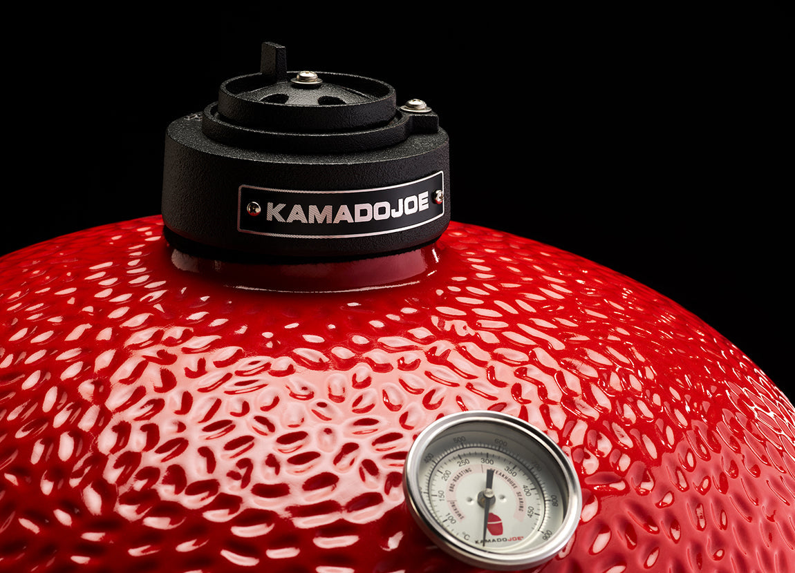 Kamado Joe Joe Jr portable ceramic charcoal grill feature view