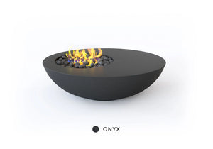 Studio Nisho Nyx GFRC fire feature in Onyx finish