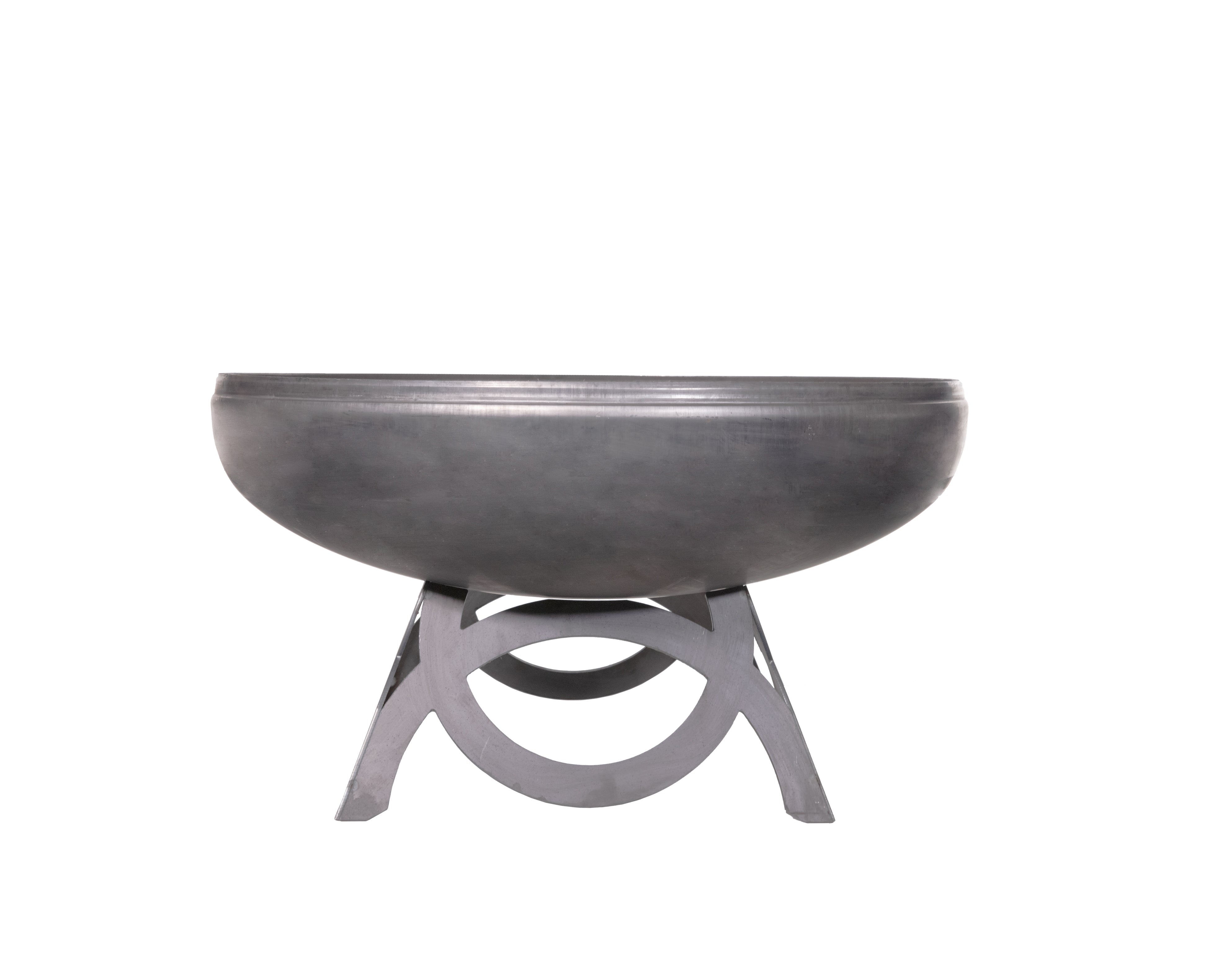 Metal bowl fire pit -smokeforges