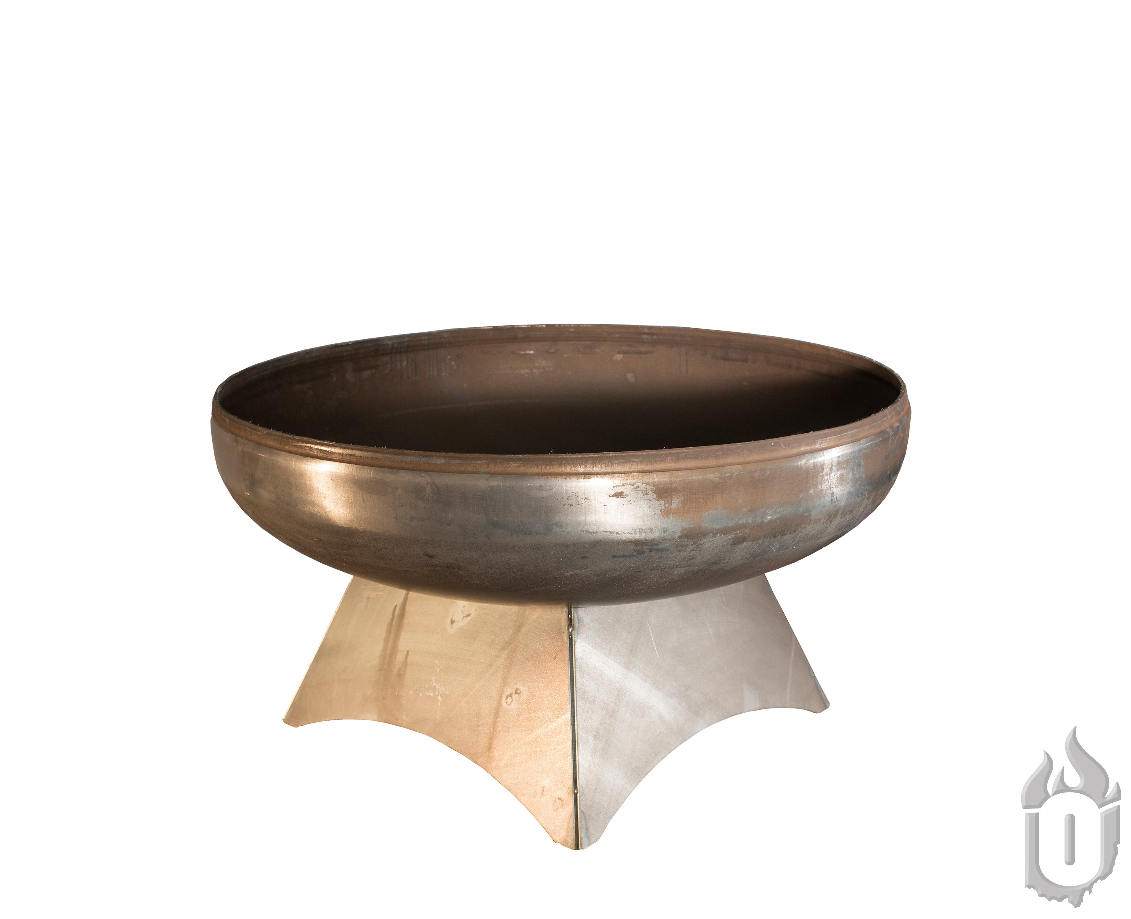 “The Liberty” American Fire Pit with Standard Base – Handcrafted Steel by Ohio Flame