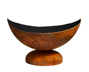 This is a rustic fire bowl -smokeforges
