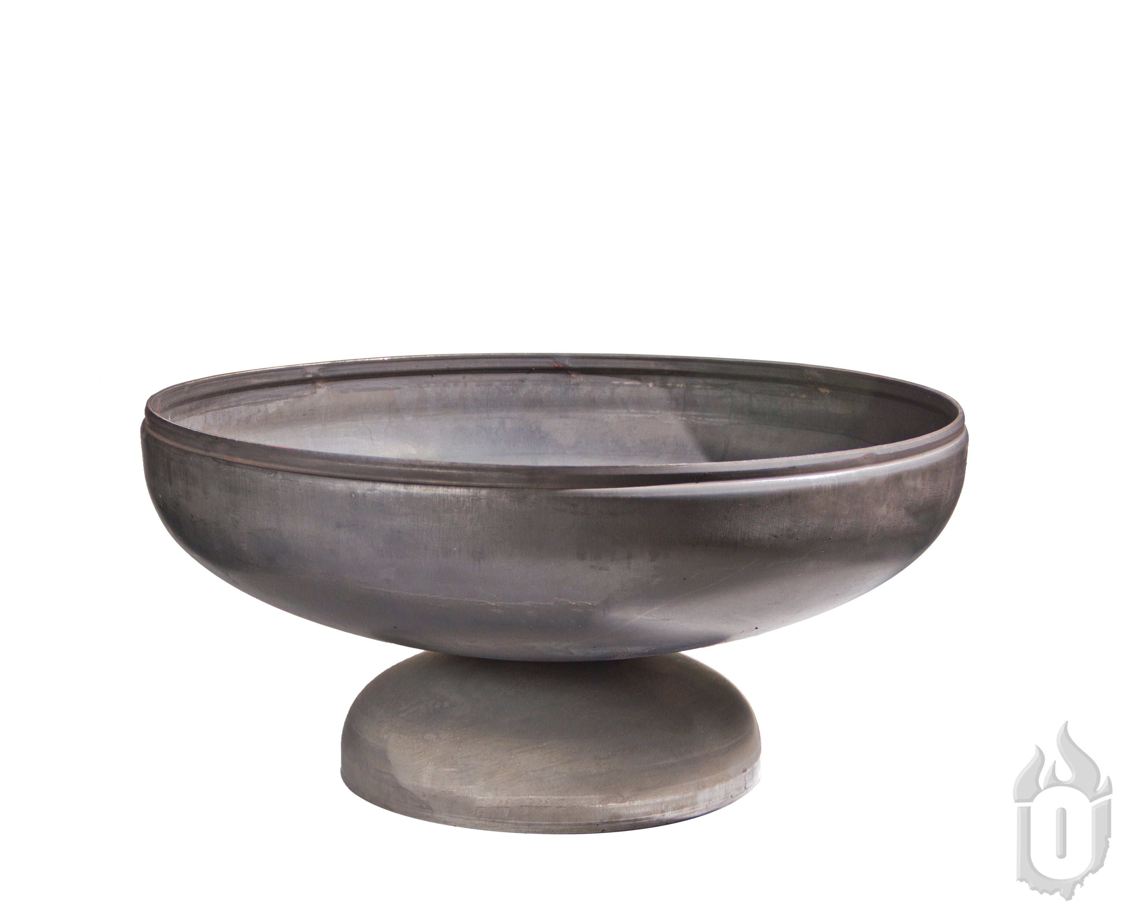 Ohio Flame Patriot steel fire pit bowl with pedestal base
