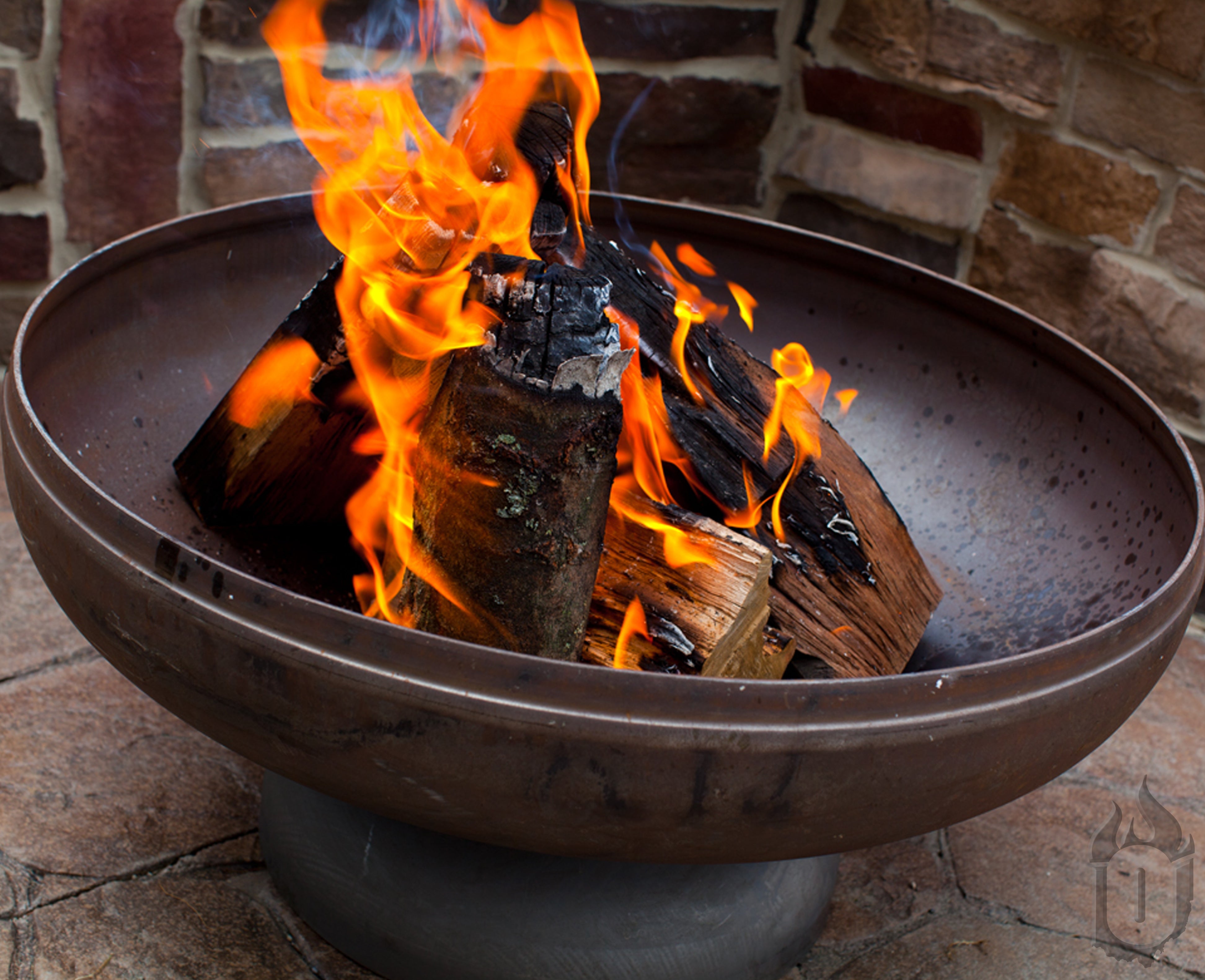 “The Patriot” American Fire Pit – Handcrafted Steel by Ohio Flame