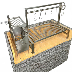 Tagwood BBQ BBQ09SS Argentine Santa Maria Grill Insert – Round or V-Shape Grates