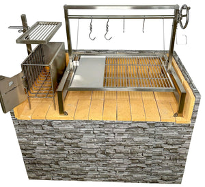 Tagwood BBQ BBQ09SS Argentine Santa Maria Grill Insert – Round or V-Shape Grates