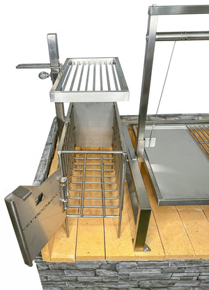 Tagwood BBQ BBQ09SS Argentine Santa Maria Grill Insert – Round or V-Shape Grates