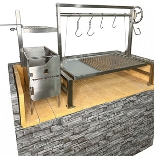 Tagwood BBQ BBQ09SS Argentine Santa Maria Grill Insert – Round or V-Shape Grates
