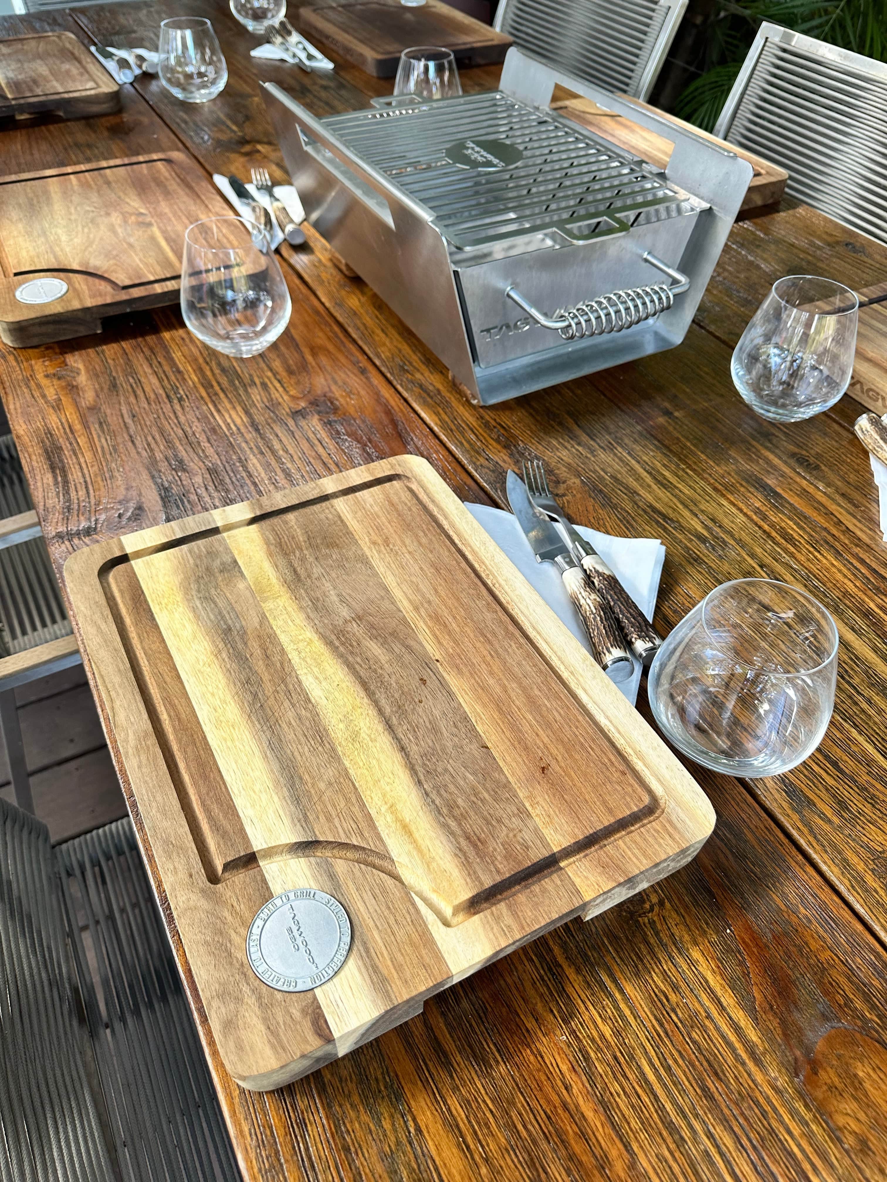 Tagwood BBQ TAWO03 Acacia Edge Grain Cutting and Carving Board