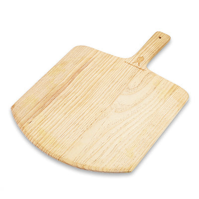 Kamado Joe wooden pizza peel in use