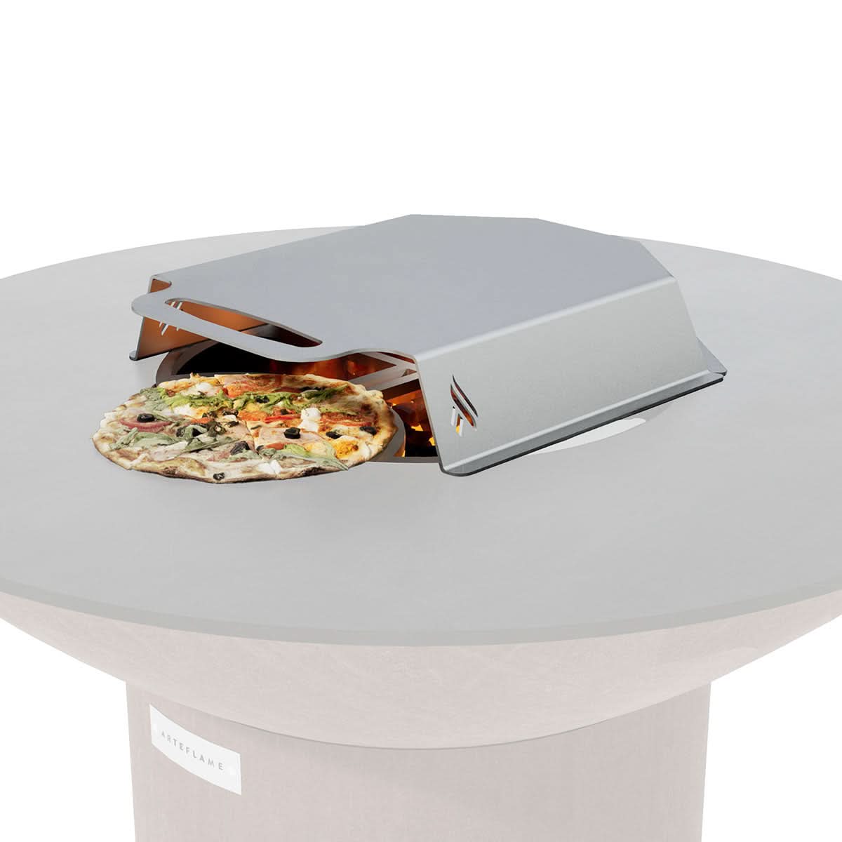Arteflame pizza oven kit stainless steel dome and insert for 30 and 40 inch grills