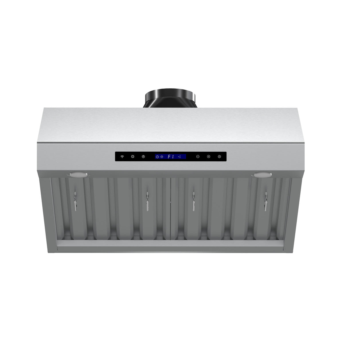 Forno Palazzo 30-Inch Range Hood in stainless steel, front view