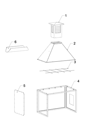 Tagwood BBQ ASH05 304 Stainless Steel Grill-Mounted Smoke Hood for BBQ05SS