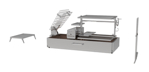 Tagwood BBQ BBQ28SS Built-In Argentine Grill – 304 Stainless Steel