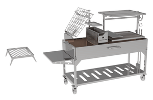 Tagwood BBQ BBQ26SS Freestanding Argentine Santa Maria Grill – 304 Stainless Steel