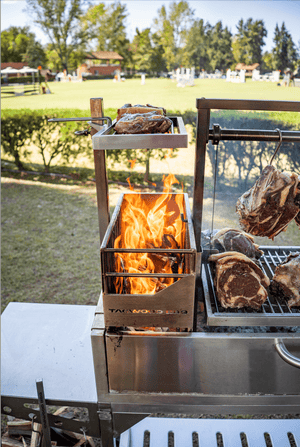Tagwood BBQ BBQ55SS 304 Stainless Steel Height-Adjustable Secondary Grate