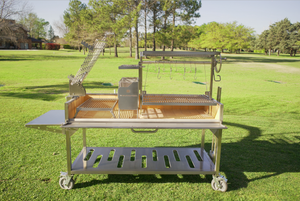 Tagwood BBQ BBQ26SS Freestanding Argentine Santa Maria Grill – 304 Stainless Steel