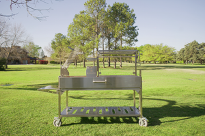 Tagwood BBQ BBQ26SS Freestanding Argentine Santa Maria Grill – 304 Stainless Steel