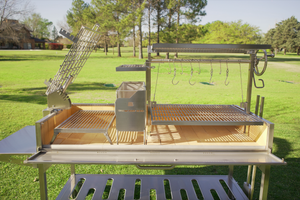 Tagwood BBQ BBQ26SS Freestanding Argentine Santa Maria Grill – 304 Stainless Steel