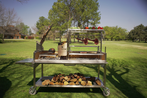 Tagwood BBQ BBQ26SS Freestanding Argentine Santa Maria Grill – 304 Stainless Steel