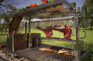 Tagwood BBQ BBQ26SS Freestanding Argentine Santa Maria Grill – 304 Stainless Steel