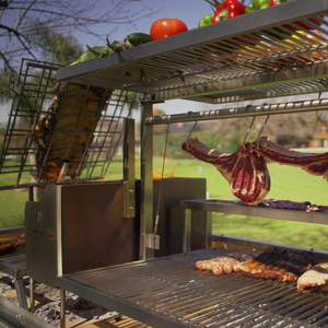 Tagwood BBQ BBQ26SS Freestanding Argentine Santa Maria Grill – 304 Stainless Steel