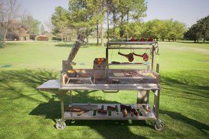 Tagwood BBQ BBQ26SS Freestanding Argentine Santa Maria Grill – 304 Stainless Steel