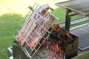 Tagwood BBQ BBQ26SS Freestanding Argentine Santa Maria Grill – 304 Stainless Steel