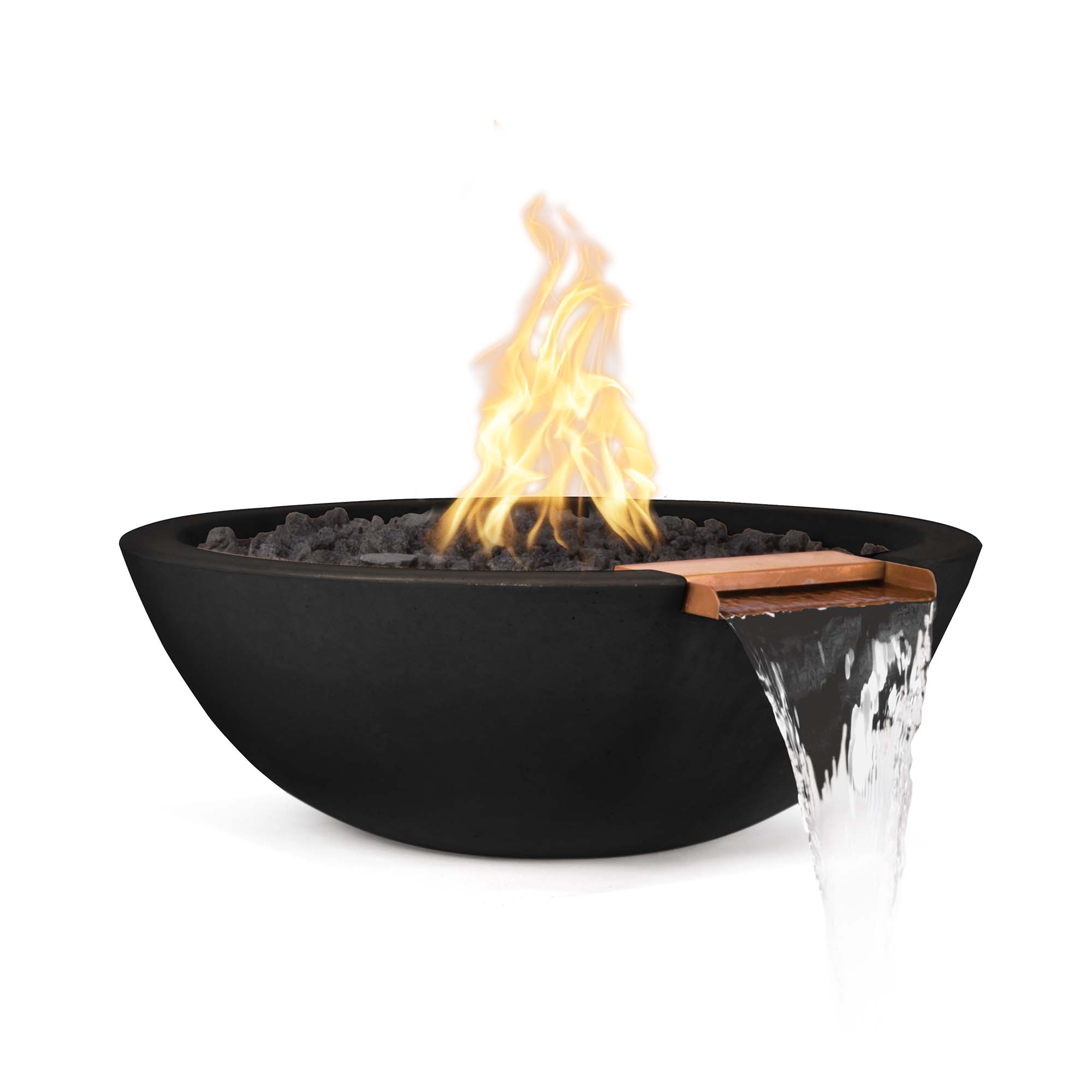 The Outdoor Plus Sedona Fire Water Bowl – GFRC Concrete