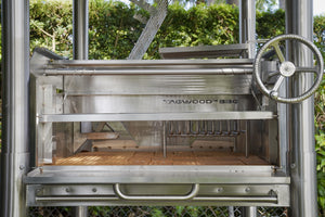 Tagwood BBQ BBQ12SS XL 304 Stainless Steel Argentine Open-Fire Grill