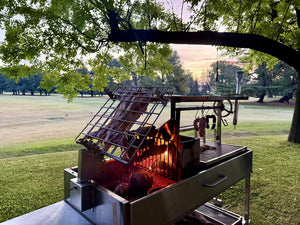 Tagwood BBQ BBQ26SS Freestanding Argentine Santa Maria Grill – 304 Stainless Steel